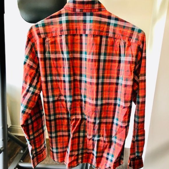 J Crew Button Down Mens Shirt Large - Picture 3 of 4